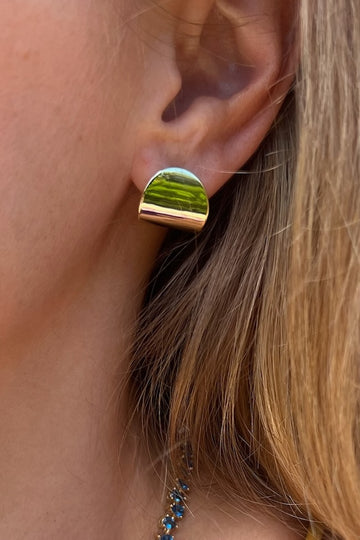 ARC STUDS- 14K GOLD PLATED